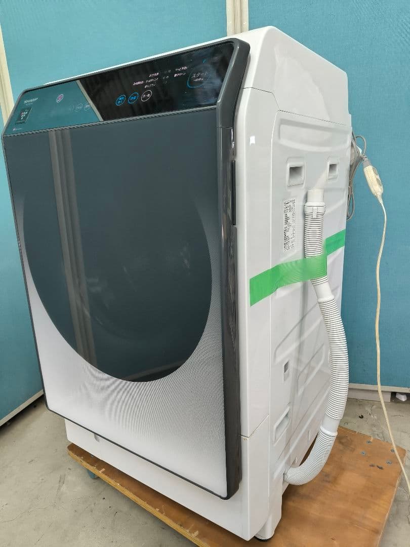 2022年製　シャープドラム式洗濯乾燥機11k /6k ES-W114　洗剤自動