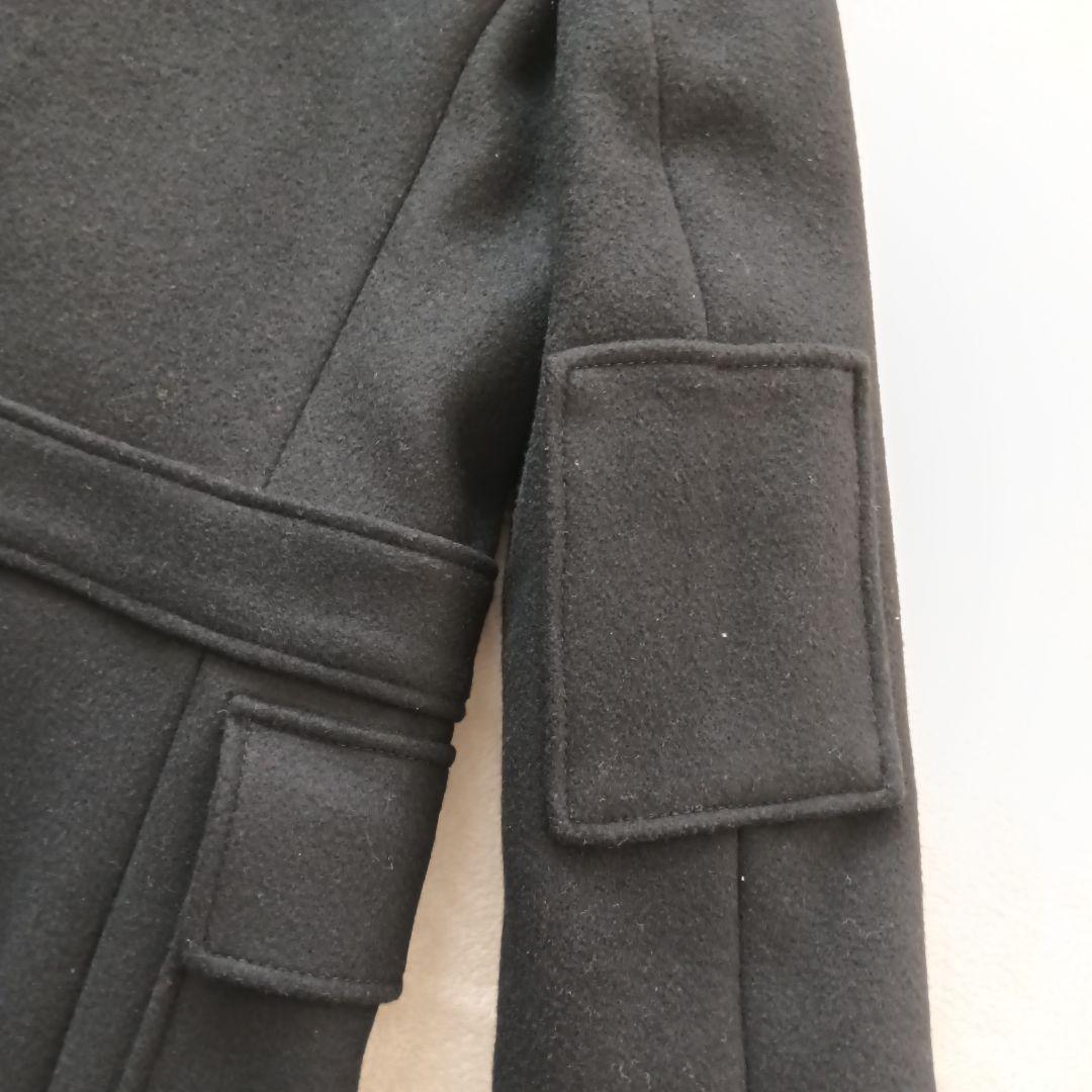 【美品】BALENCIAGA ダッフルコートブラック メンズ　48