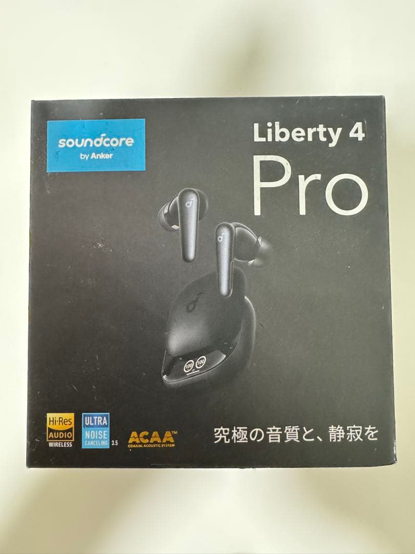 Anker liberty 4 pro ワイヤレスイヤホン ブラック