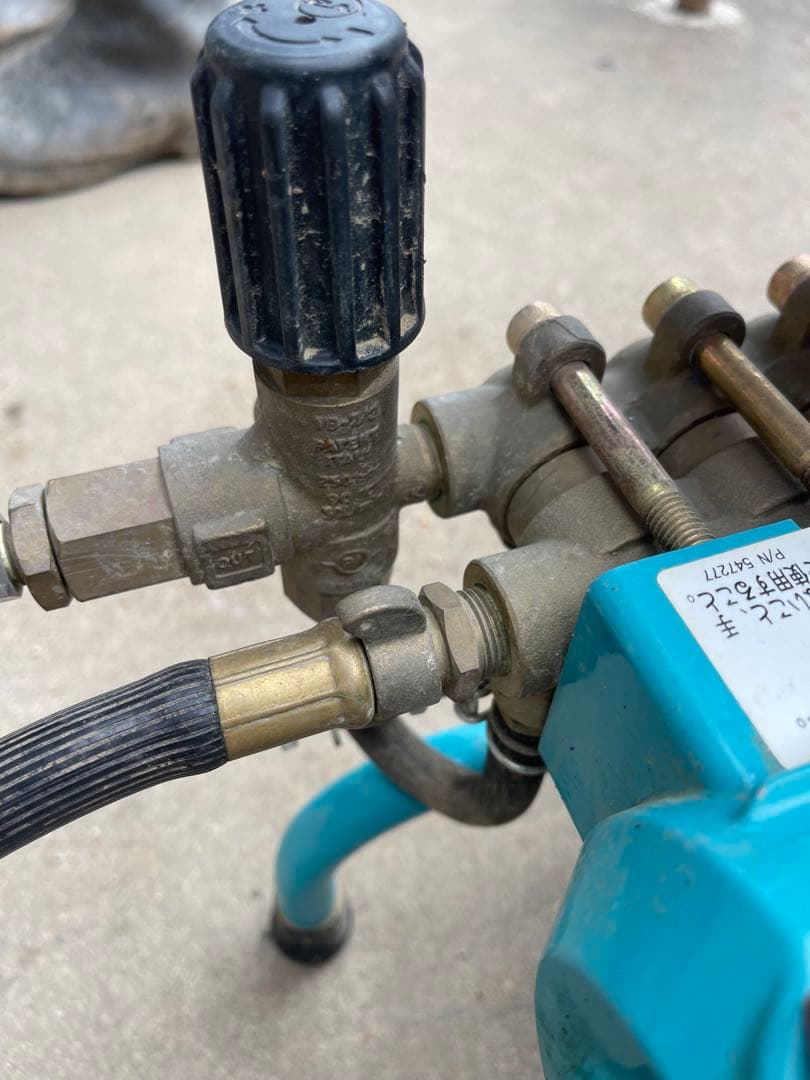 ＜中古未整備現状品＞　高圧洗浄機本体 ガソリンエンジン（クボタ）