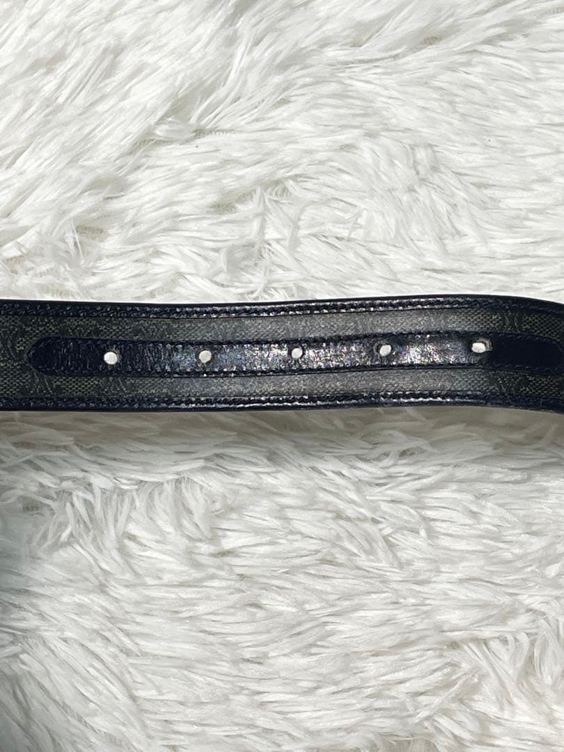 CELINE セリーヌ マカダム柄 本革　レザーベルト トリオンフ　イタリア製