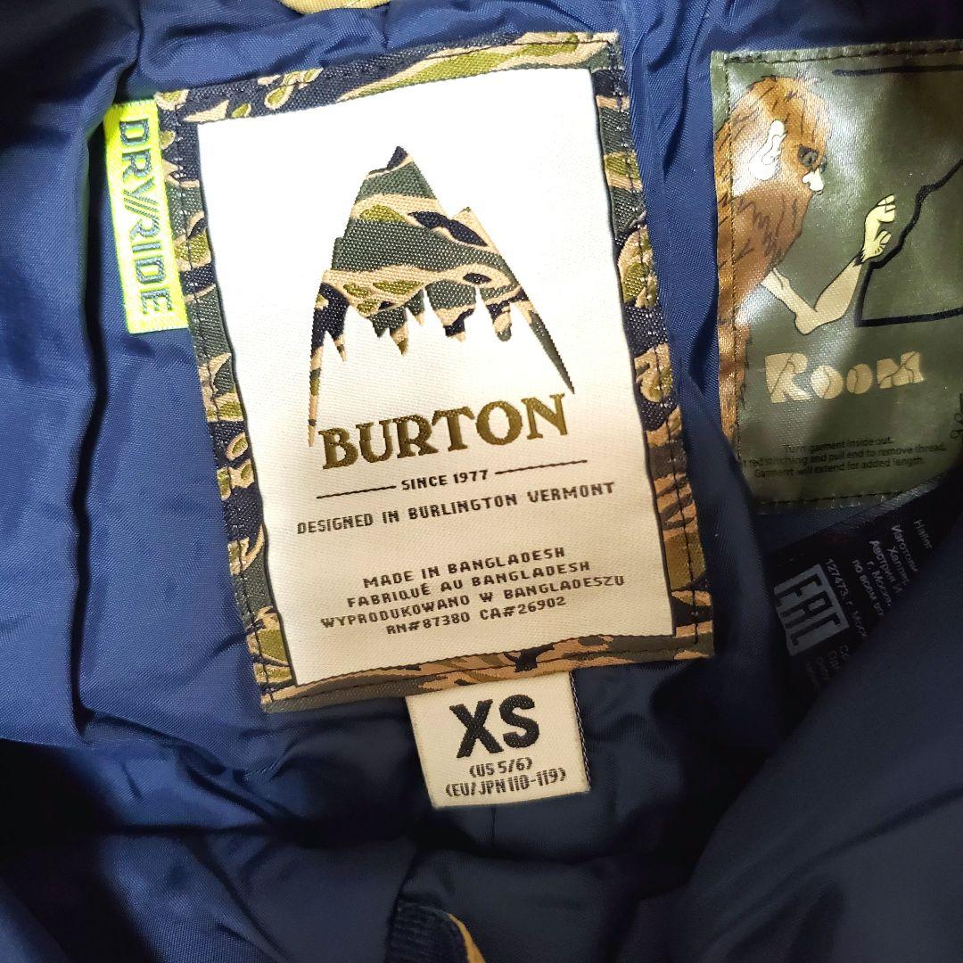 【3点セット】BURTON 子ども用スノーボードウェア　上下セットお尻パッド付き