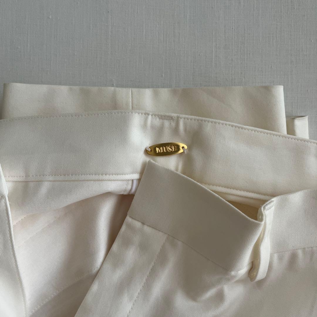 試着のみ Deuxieme Classe TUCK CHINO ワイドパンツ