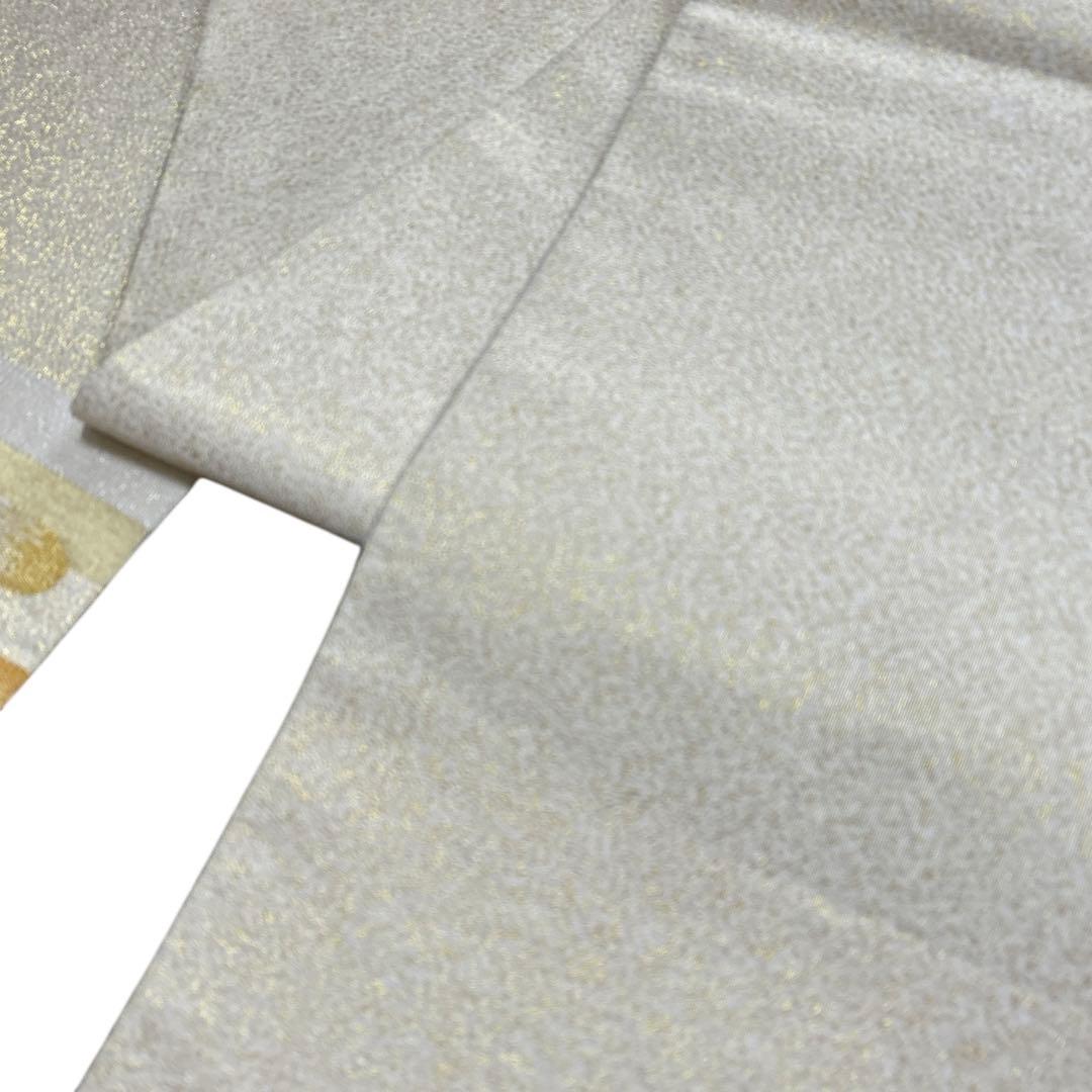 AA21未着用　袋帯 大太鼓 手おり　綴れ　金銀通 正絹 着物