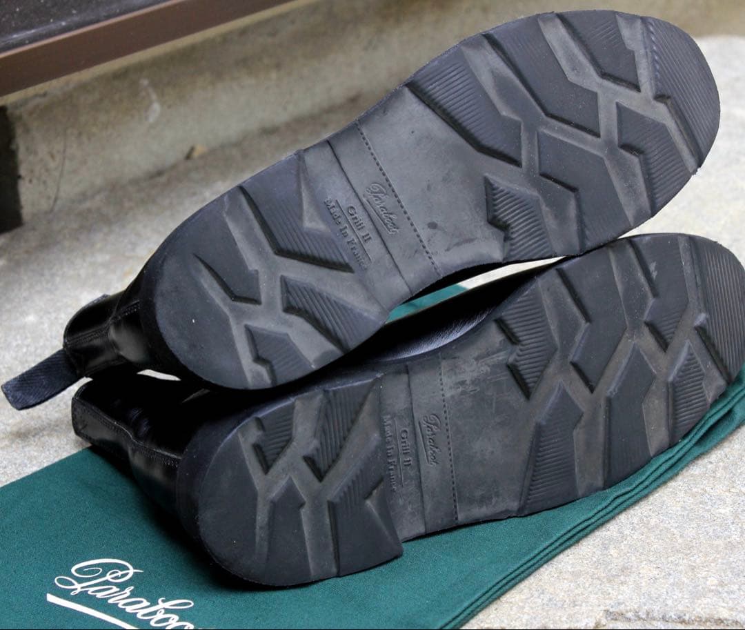 Paraboot VILLETTE ヴィレット ブラック サイドゴアブーツ