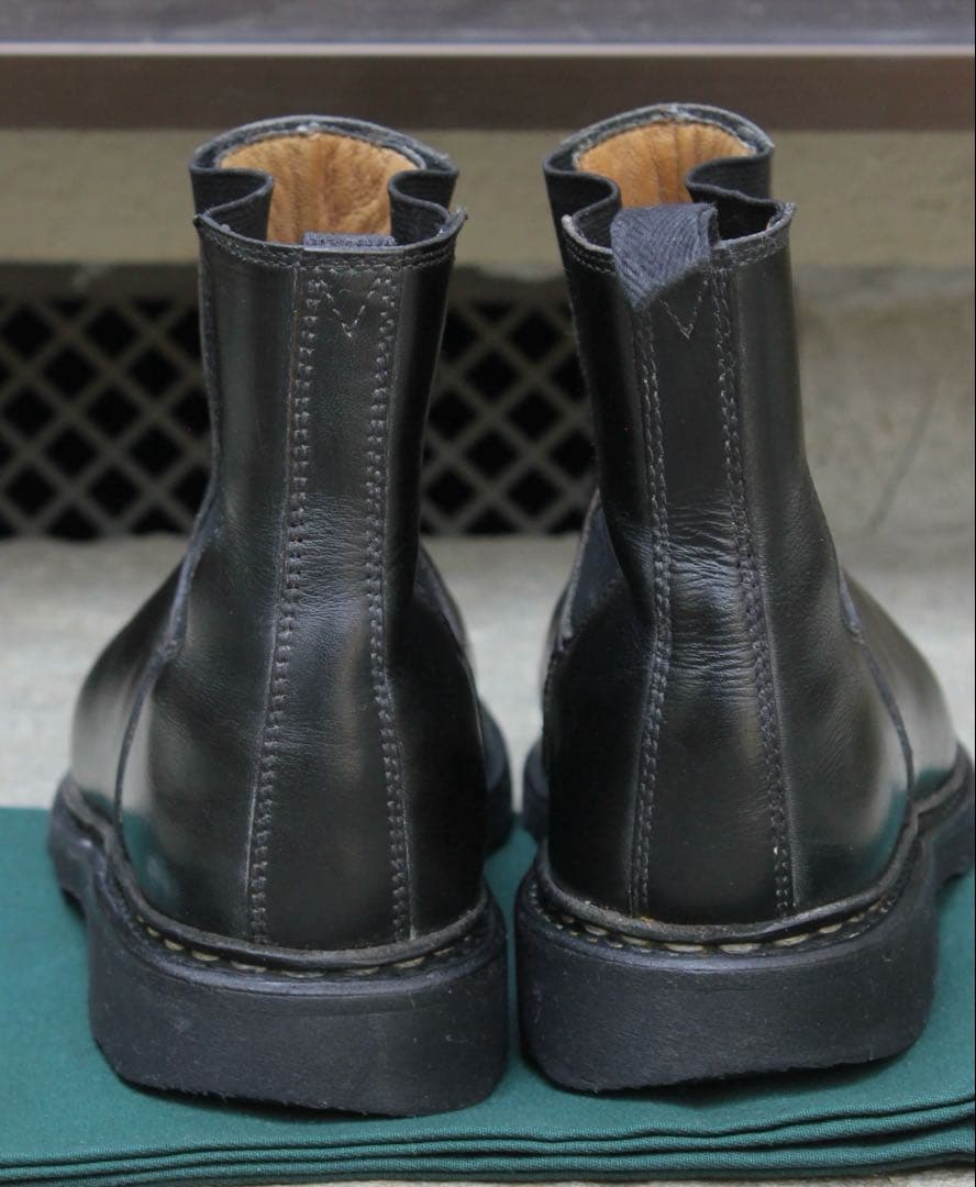 Paraboot VILLETTE ヴィレット ブラック サイドゴアブーツ