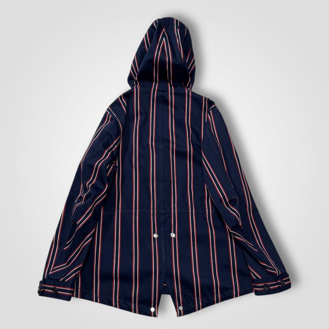 1711◆フレッドペリーレジメンタルストライプ モッズパーカーコート藤井郁弥