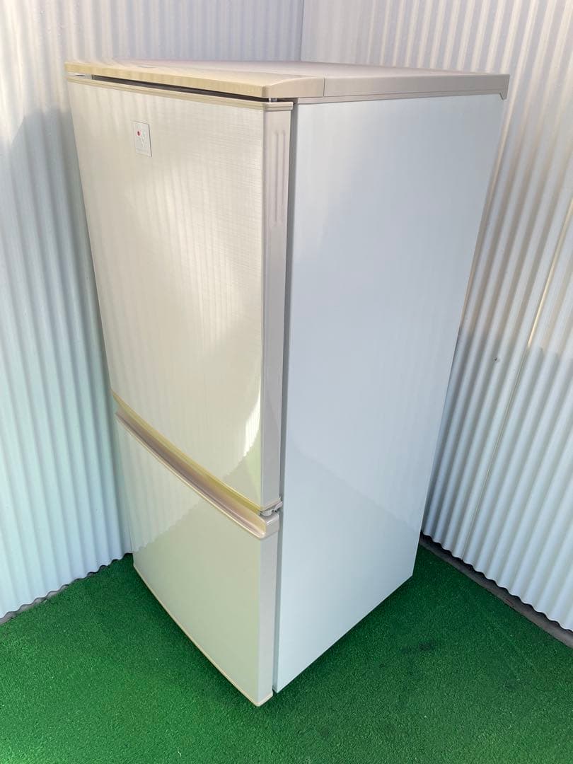 891 シャープ 左右付け替え可能ドア 2ドア冷蔵庫 一人暮らし 単身 ベージュ