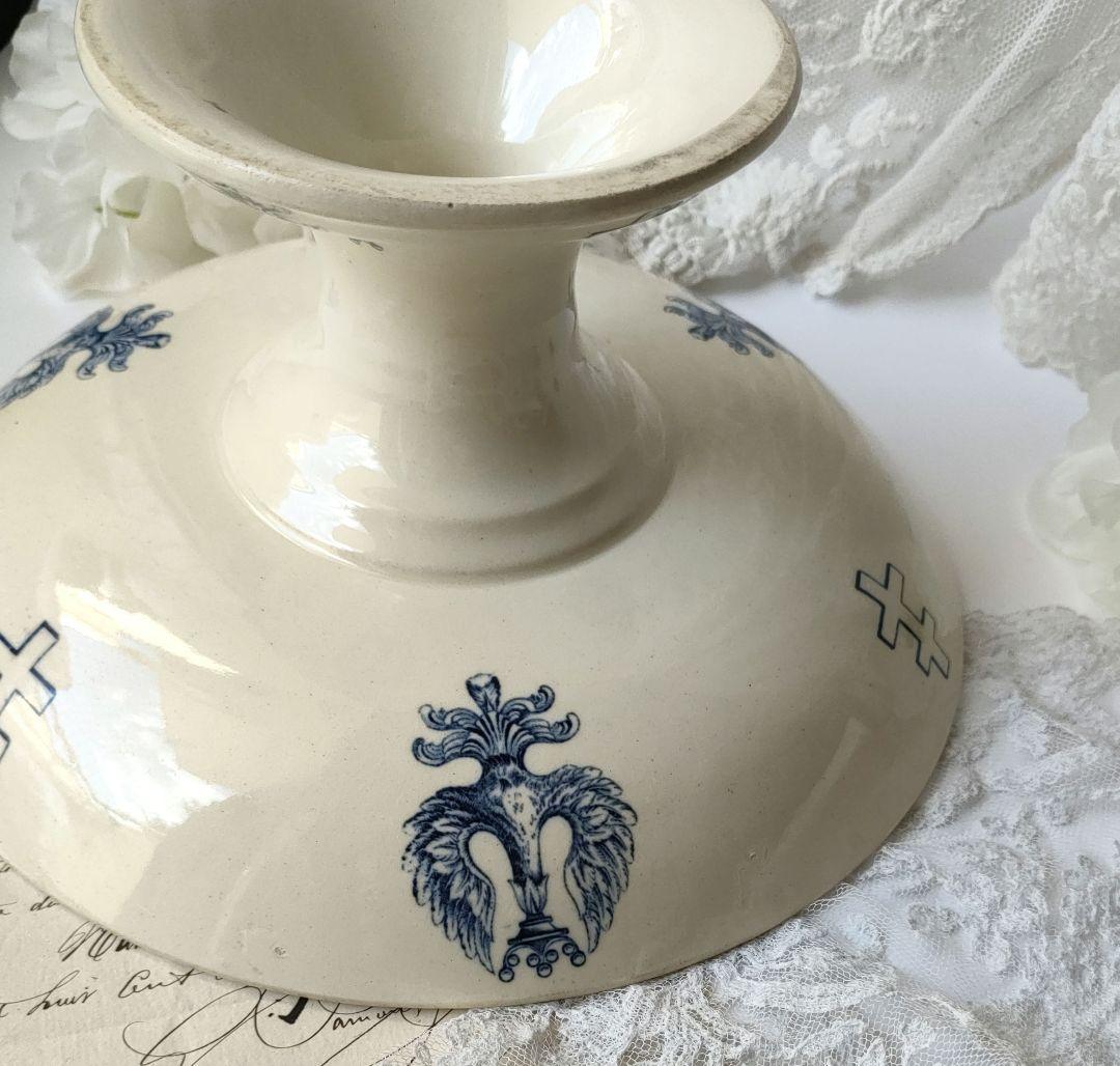 希少　美品　リュネビル　ロレーヌ　コンポティエ　フランスアンティーク