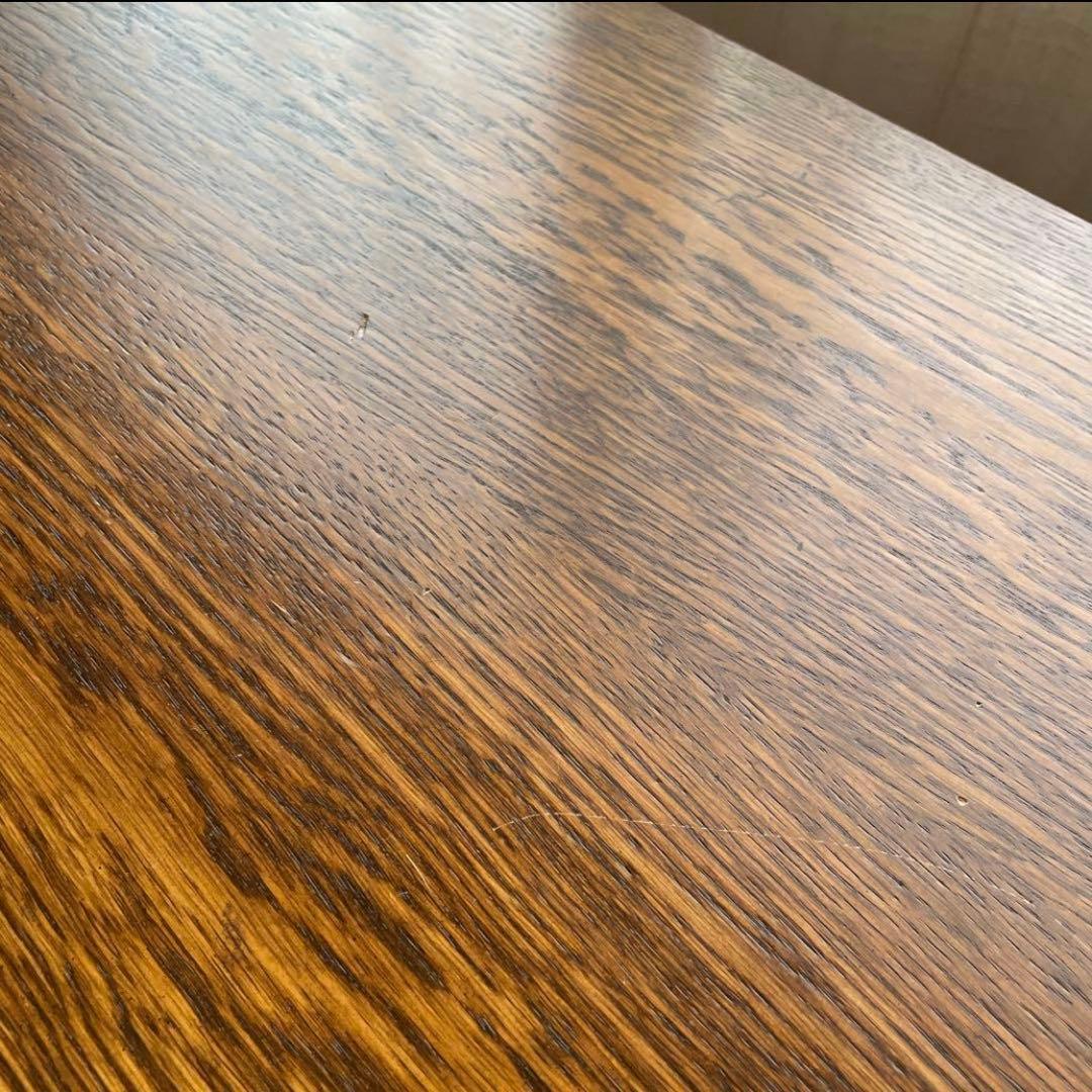 【美品】葉山ガーデン 葉山家具 ナラ材 一枚板 学習机 デスク