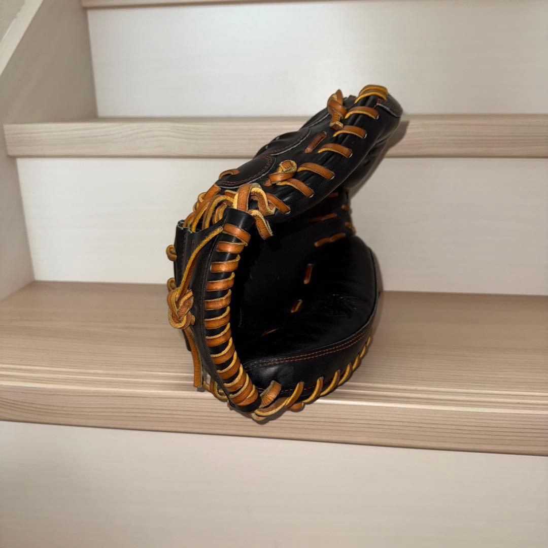 ★15日限定値下げ【ミズノプロ】一般軟式キャッチャーミット號 M-R型グラブ袋付