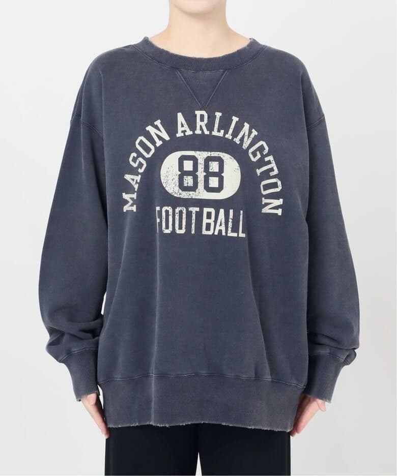 athletic wear MASON 別注オーバーカレッジ スウェット