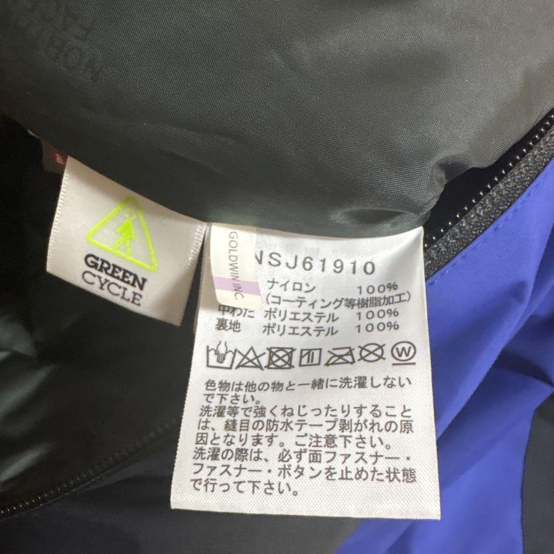 美品80cm THE NORTH FACE 子ども用スキーウェア 黒/青