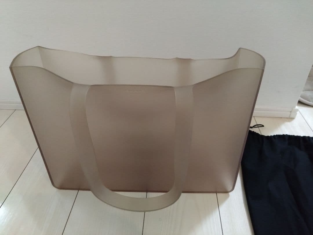 CHANEL クリアトートバッグ 収納袋付き