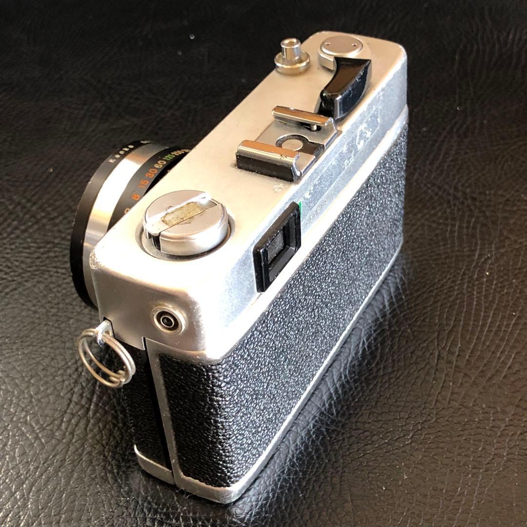 カバー付き　コニカC35FD ヘキサノン38mmF1.8 フィルムカメラ