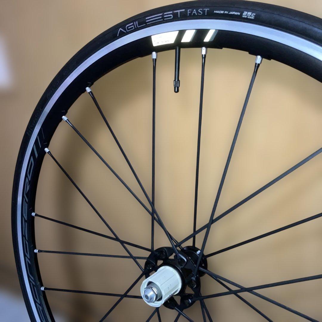 【売切最終価格】フルクラム レーシングゼロ 17c リムブレーキ仕様　タイヤ装着