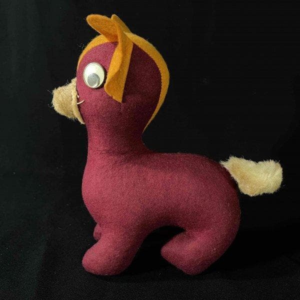 激レア 50s 60s USC カレッジドール マスコット ぬいぐるみ 犬 希少