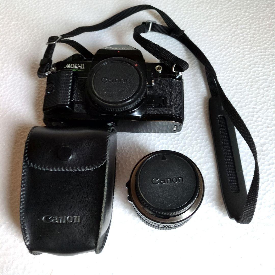 キャノン一眼レフAE-1PROGRAMブラック 専用ストロボ
