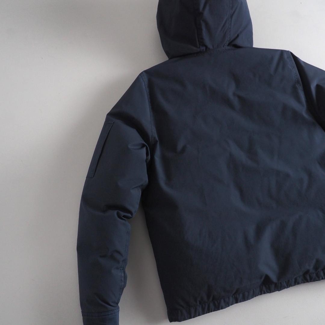 ポールスミス　ダウンジャケット　フーディ　ネイビー　美品