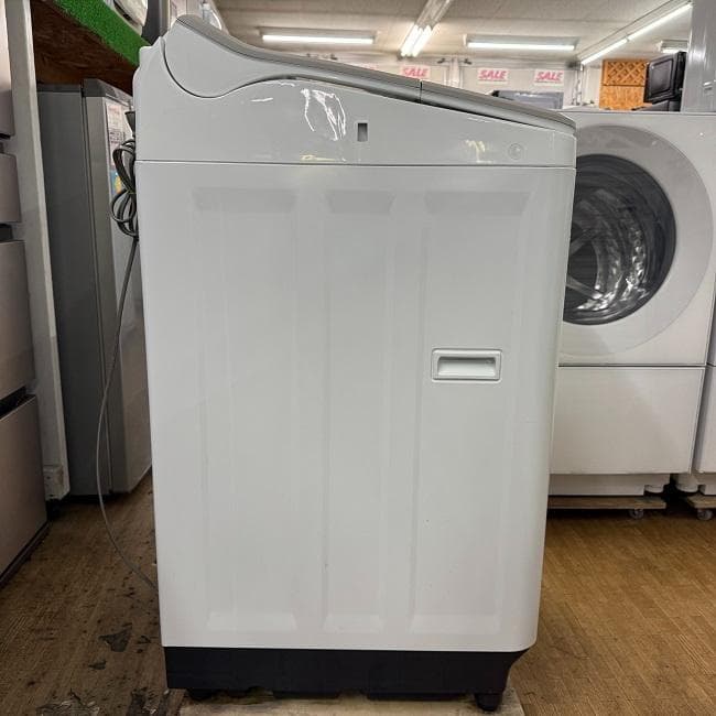 地域限定送料無料　美品 パナソニック 10㎏ 全自動洗濯機 NA-FA100H9