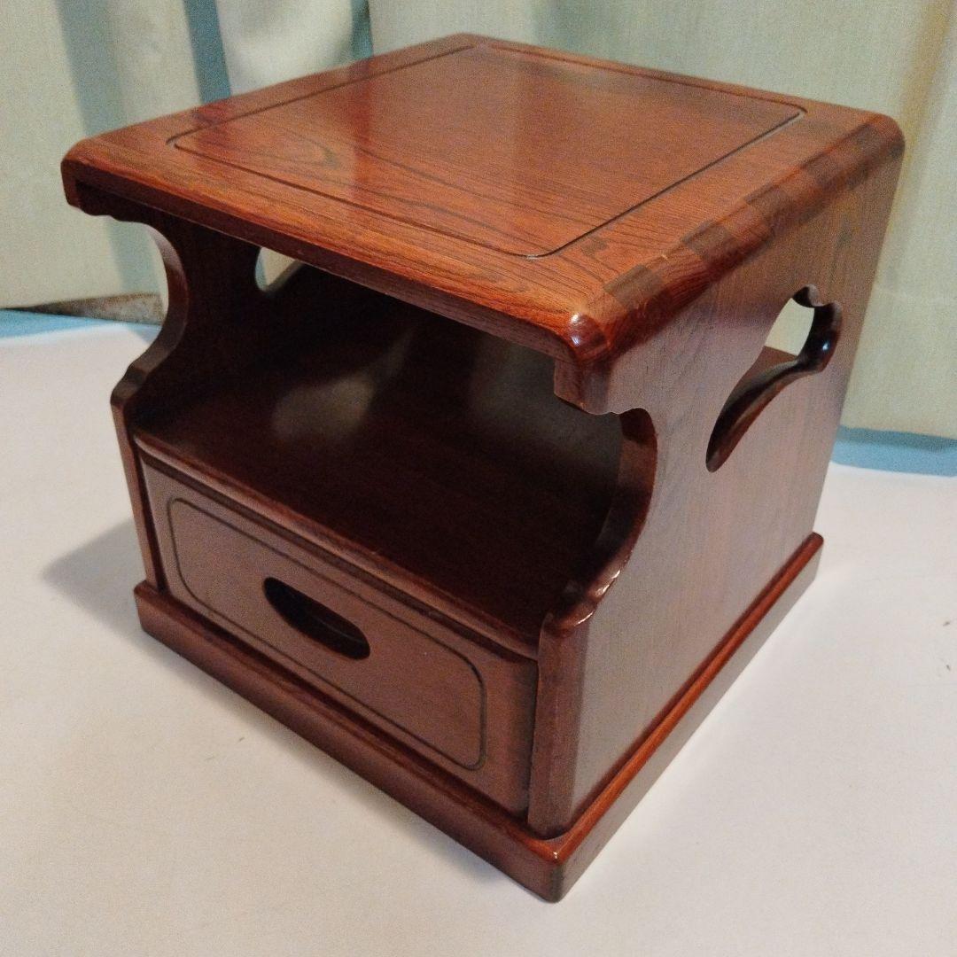 和室用台　木製品　収納　花台　　　小物置き台　電話台　多目的利用可能