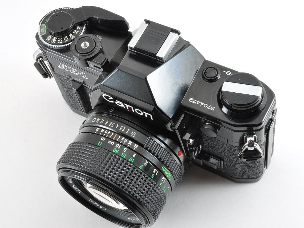 美品 キヤノン AE-1 ブラック NEW FD 50mm f1.4 動作確認済