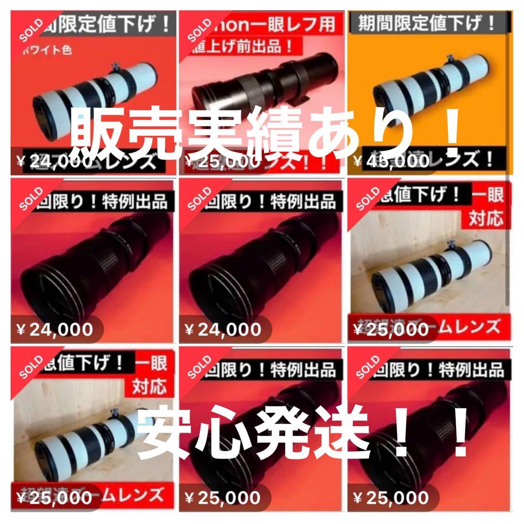 SONY ミラーレス用 超望遠レンズ　サードパーティ製　初心者でもOK サポート