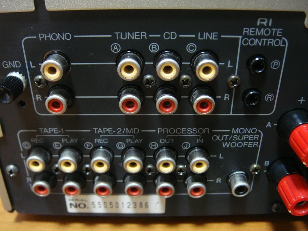 整備済 程度良 ONKYOオンキョー INTEC275アンプ A-911M取説付