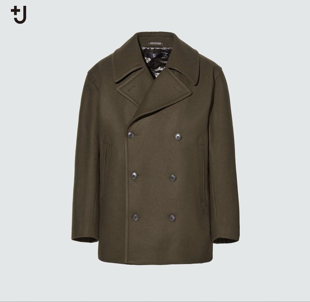 ユニクロ +J ウールブレンドオーバーサイズピーコート S ジル・サンダー