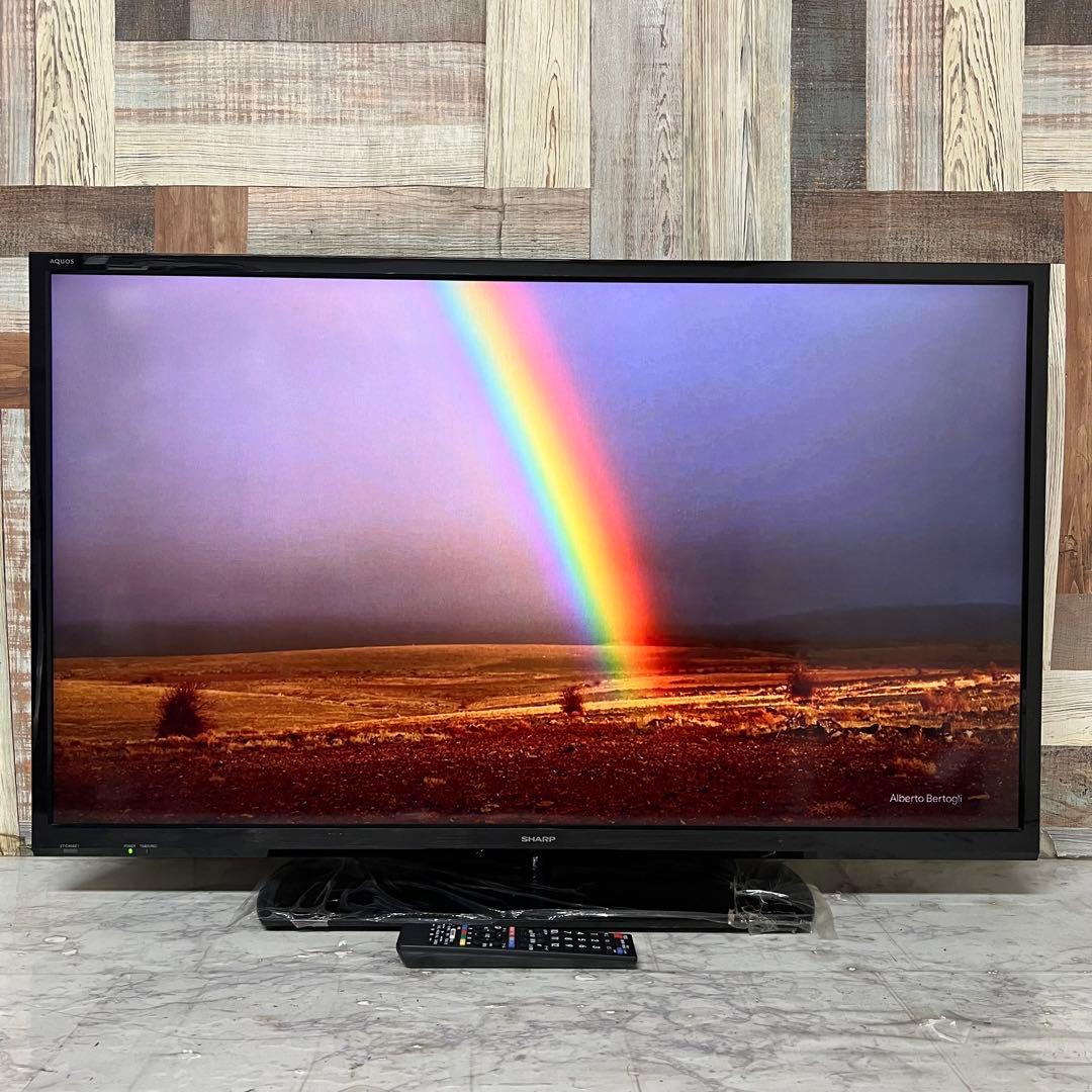 ゆうくん専用全国送料込シャープ40型液晶テレビ Wチューナー新品リモコン付
