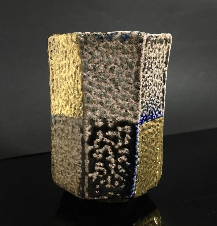 ○無傷完品未使用品 最上位作 未使用極美品 安食ひろ 婆沙羅 盃形 茶器 茶道具