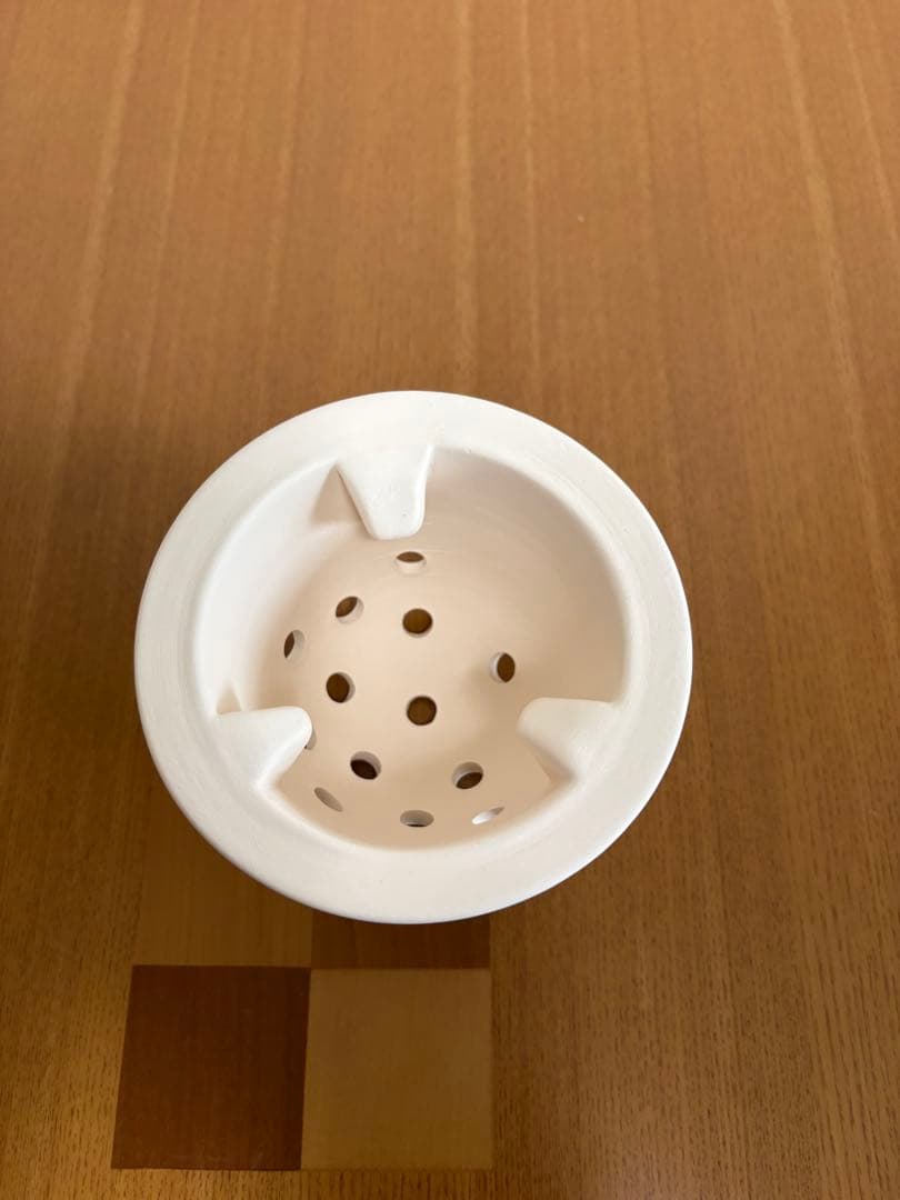 涼炉とボウフラのセット 白泥 煎茶道具