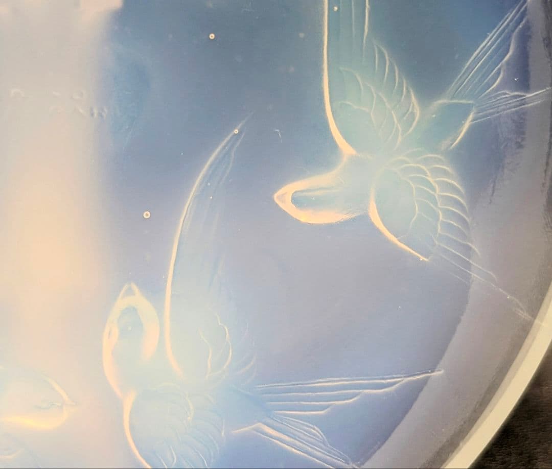 Sabino France サビノ オパルセント ツバメ プレート 直径12㎝