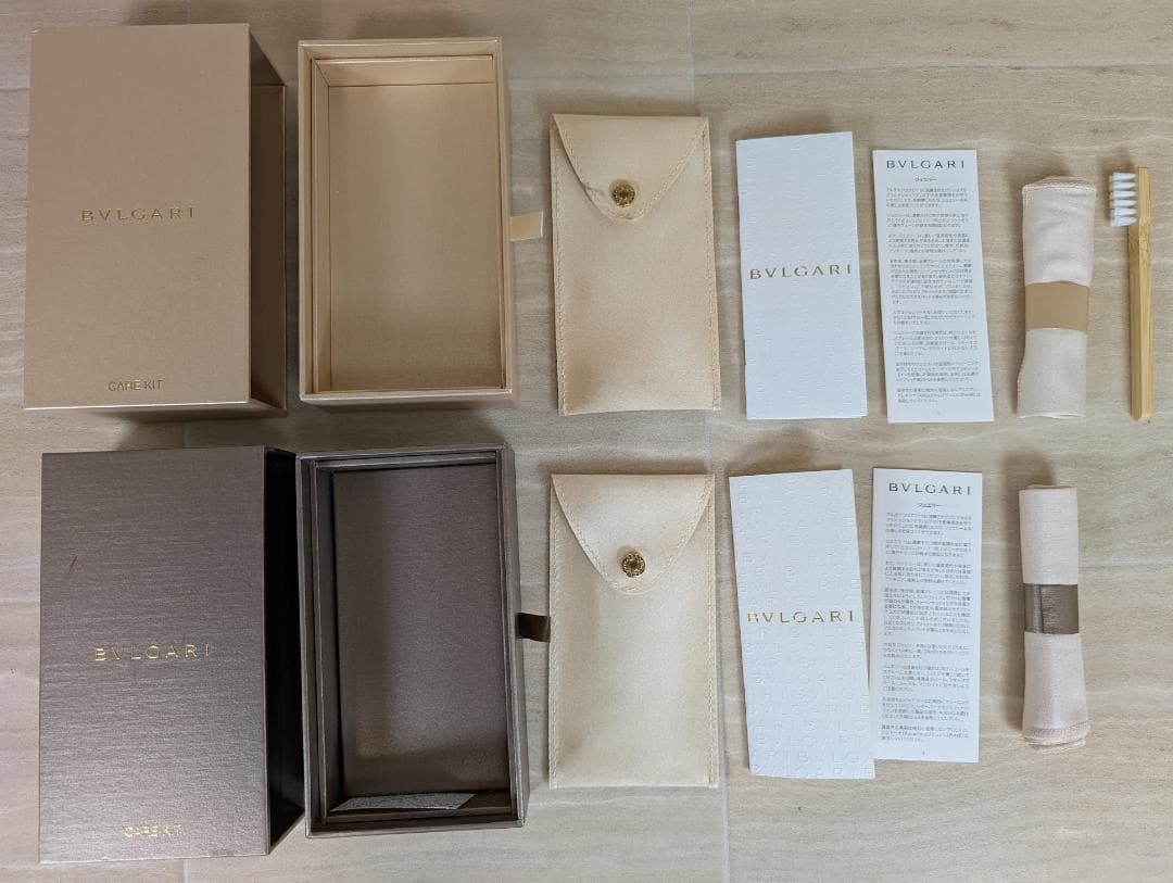 まとめ売り　ブルガリ　BVLGARI　リングケース　ケアキット　空箱　セット