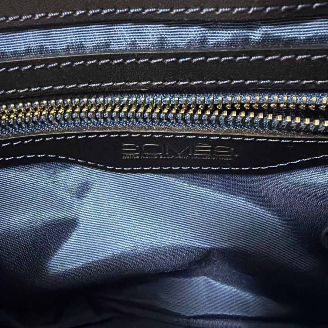 SOMES ソメスサドル レザー ショルダーバック フラップバック バイカラー