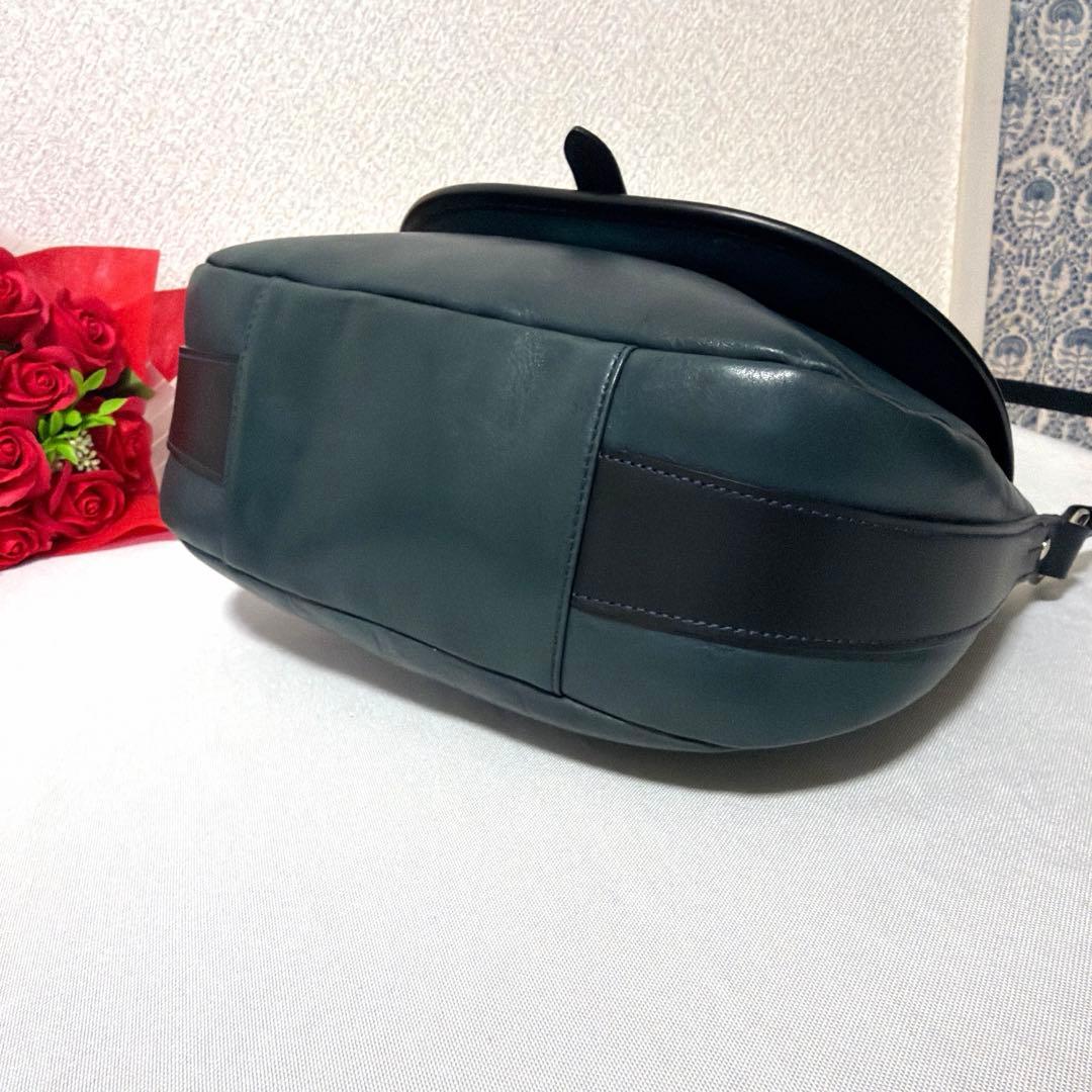 SOMES ソメスサドル レザー ショルダーバック フラップバック バイカラー