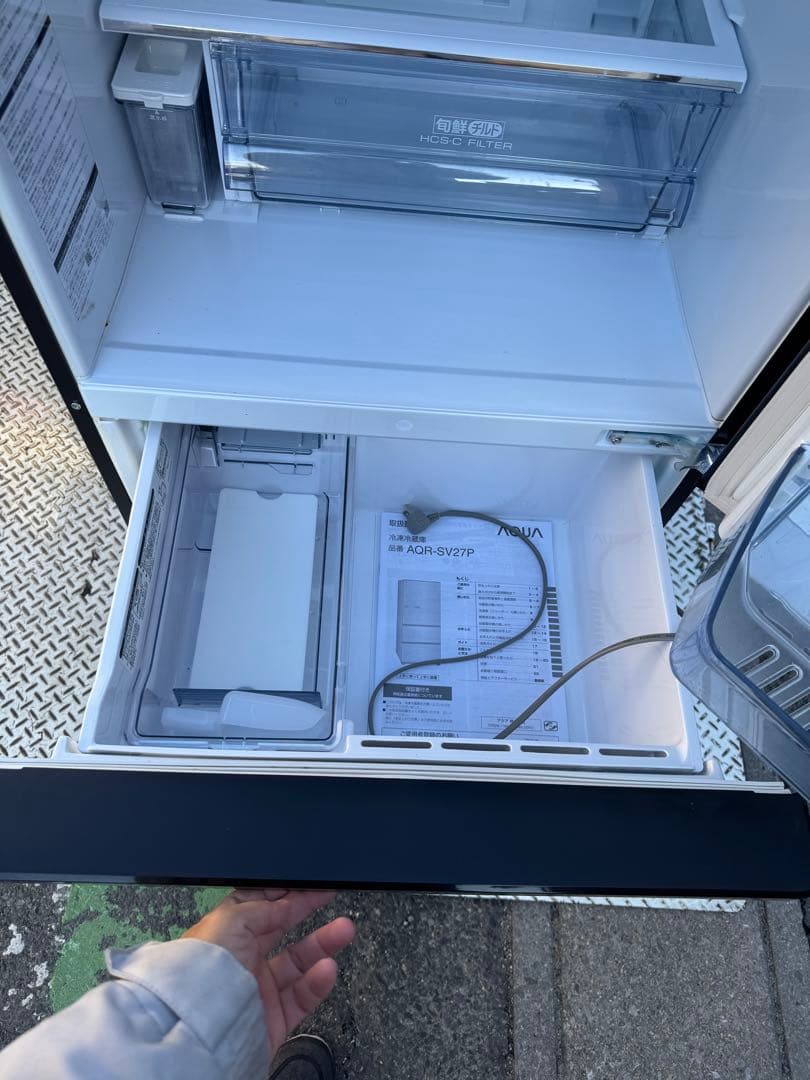アクア冷蔵庫❗️2023年❗️AQR-SV27P(K)