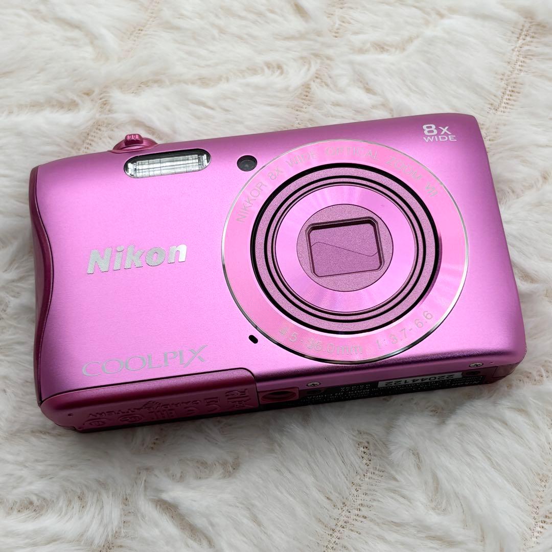 極美品✨ 実写美⭕️ Nikon COOLPIX S3700 ピンク Wi-Fi