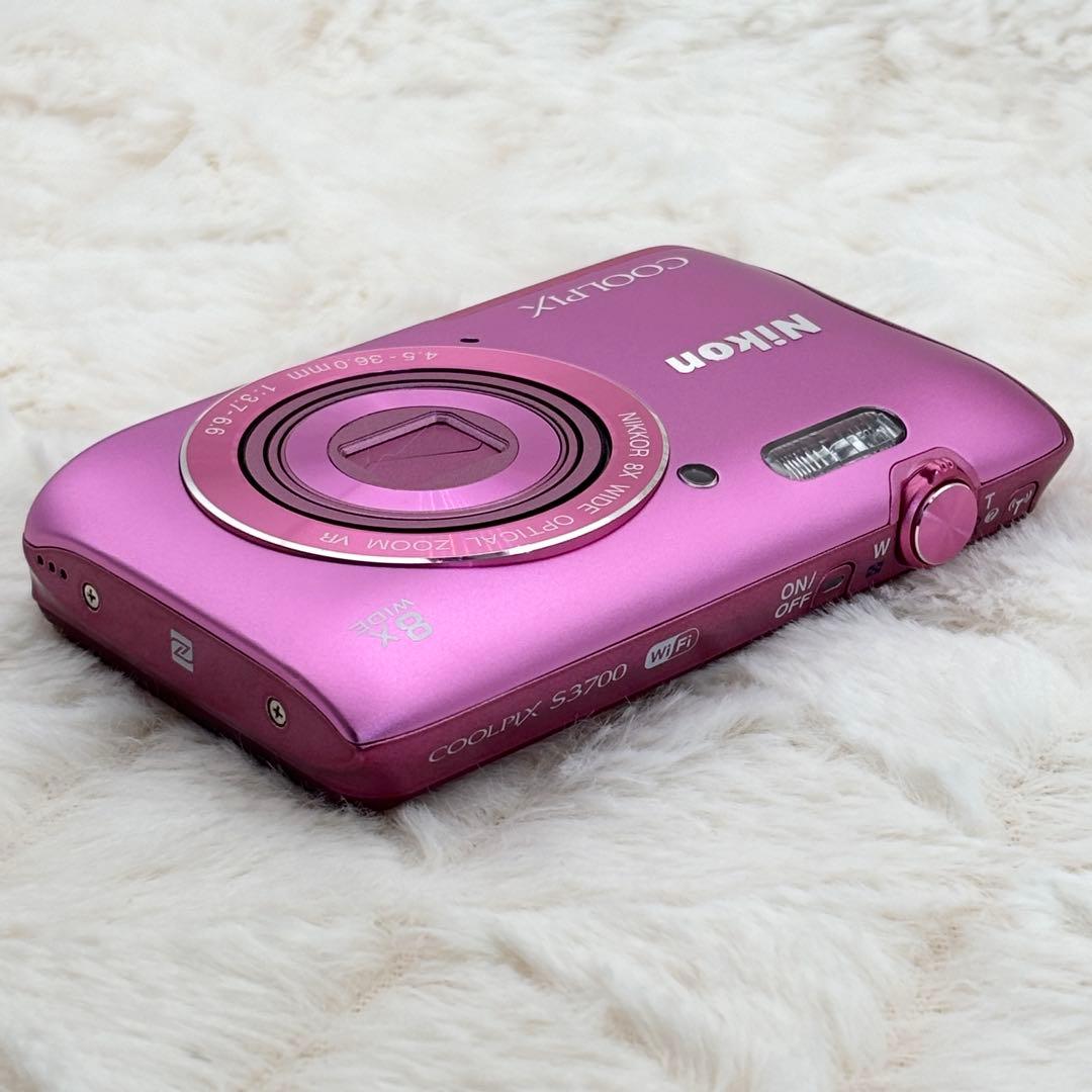 極美品✨ 実写美⭕️ Nikon COOLPIX S3700 ピンク Wi-Fi