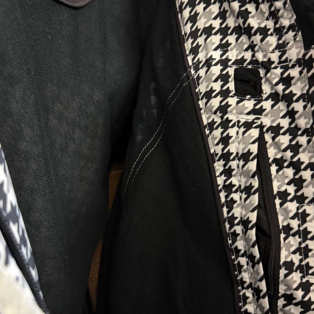 【レア】千鳥柄 スノボ つなぎ レディースS m オールインワン 防寒 雪山