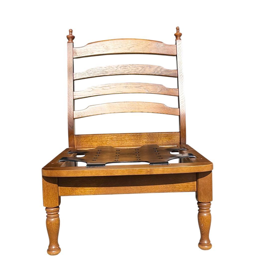 KZ029 飛騨産業　キツツキ　穂高 1Pソファ　木枠のみ 1人掛け椅子　チェア