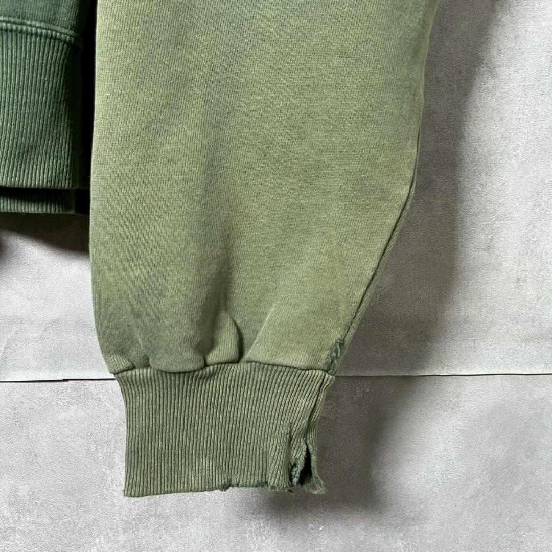 鬼フェード 90s champion ワンポイントスウェット 緑 PM76