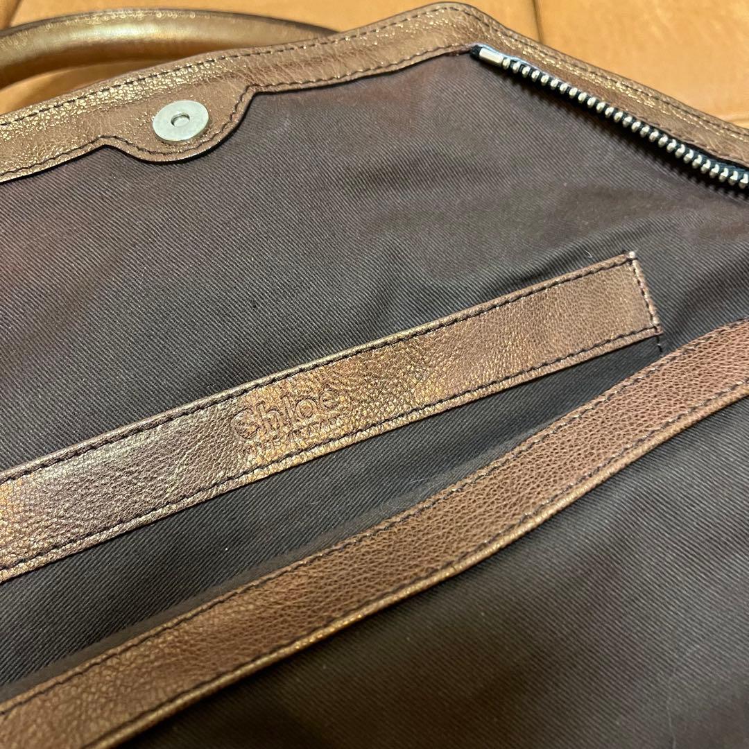クロエ Chloé ハンドバッグ ブロンズ 7AS823