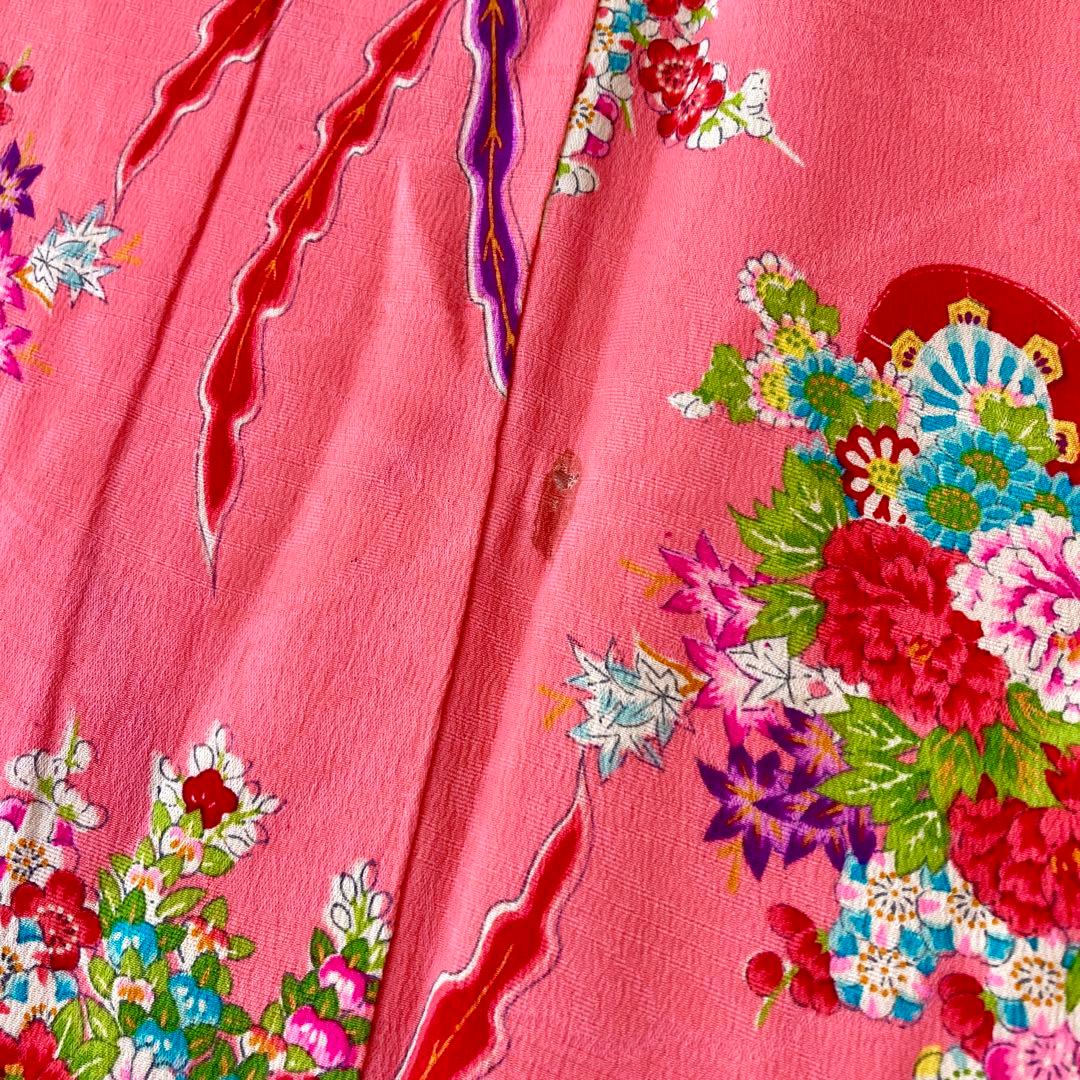 ★ tomo★アンティーク　女の子　子供着物　NO18