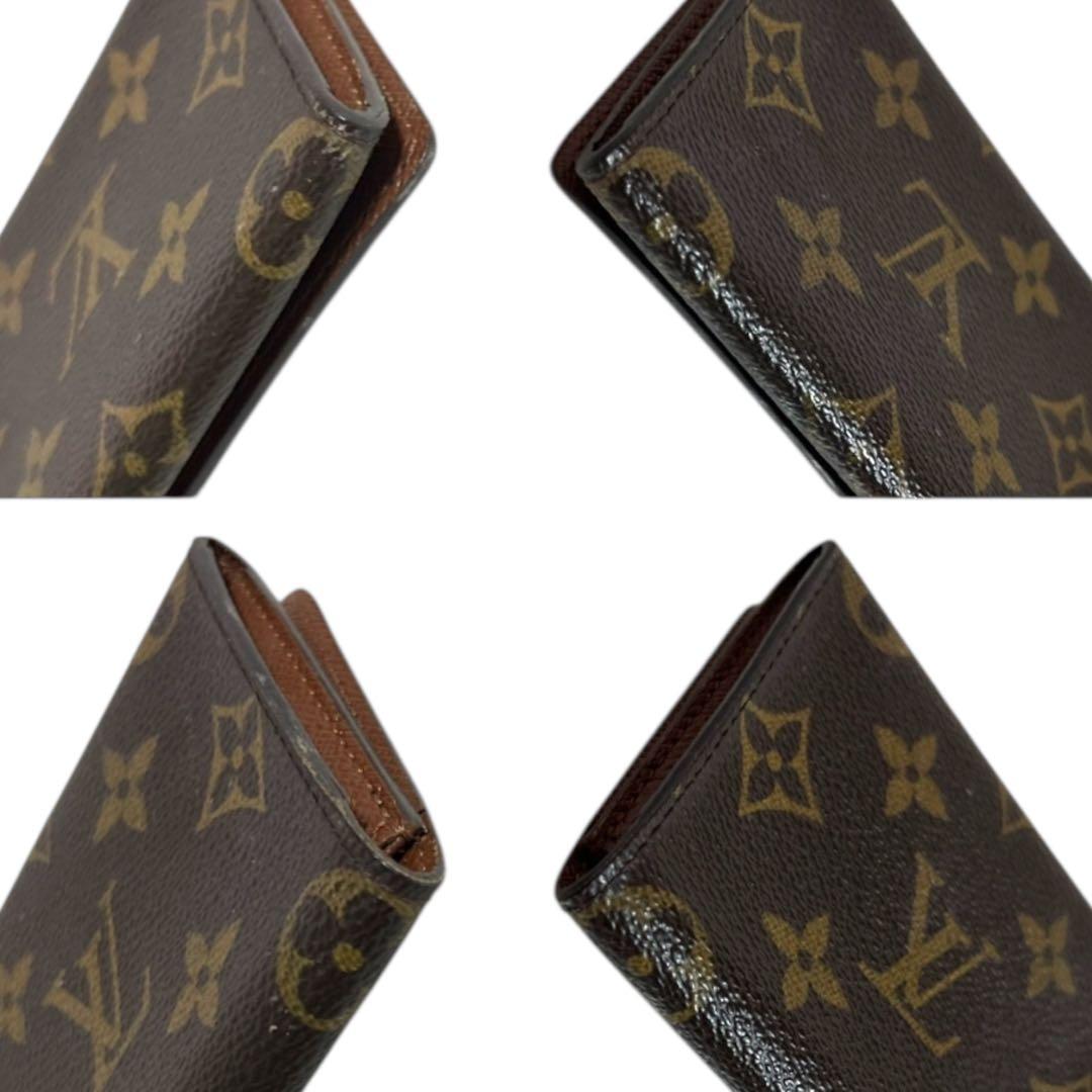 ルイヴィトン カードケース 名刺入れ モノグラム アンヴェロップ ブラウン 茶