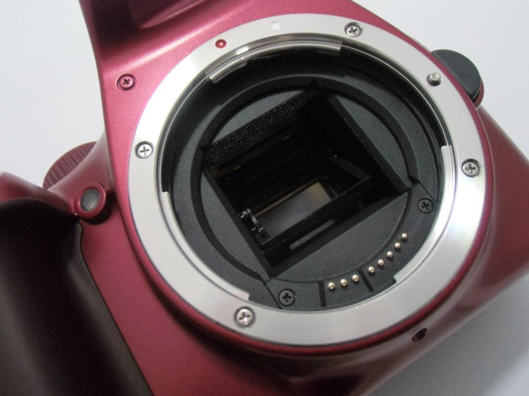 Canon EOS Kiss X50 レッド ダブルズームキット B062