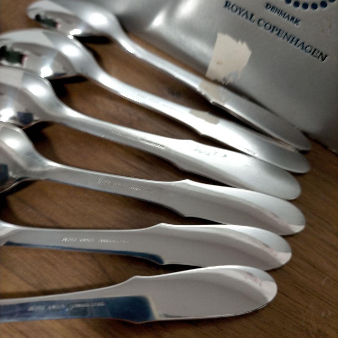 ジョージジェンセン スプーン 6本 カラトリー E.P.N.S刻印