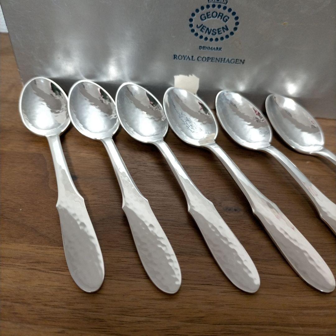 ジョージジェンセン スプーン 6本 カラトリー E.P.N.S刻印