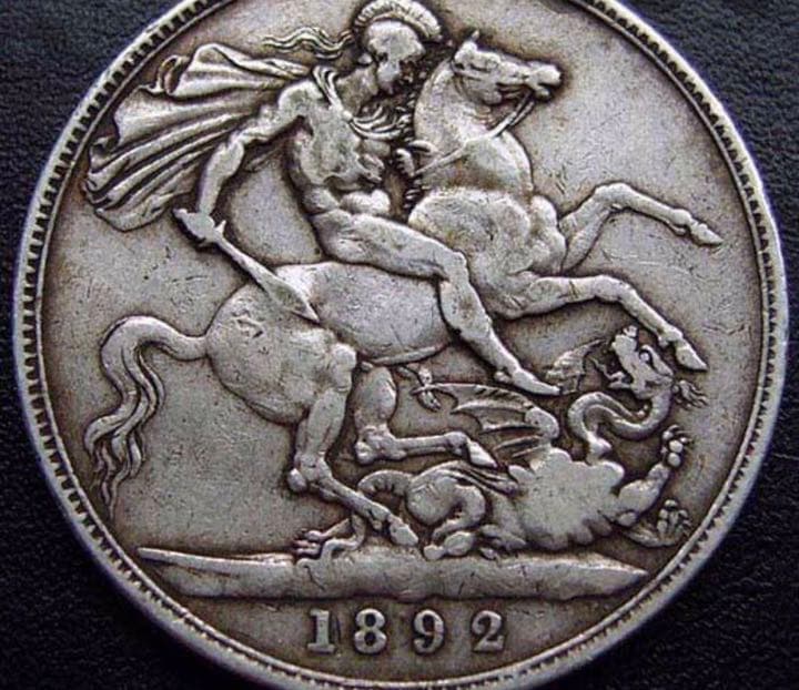 1892年ビクトリア女王ブリティッシュシルバー「ジュビリーヘッド」