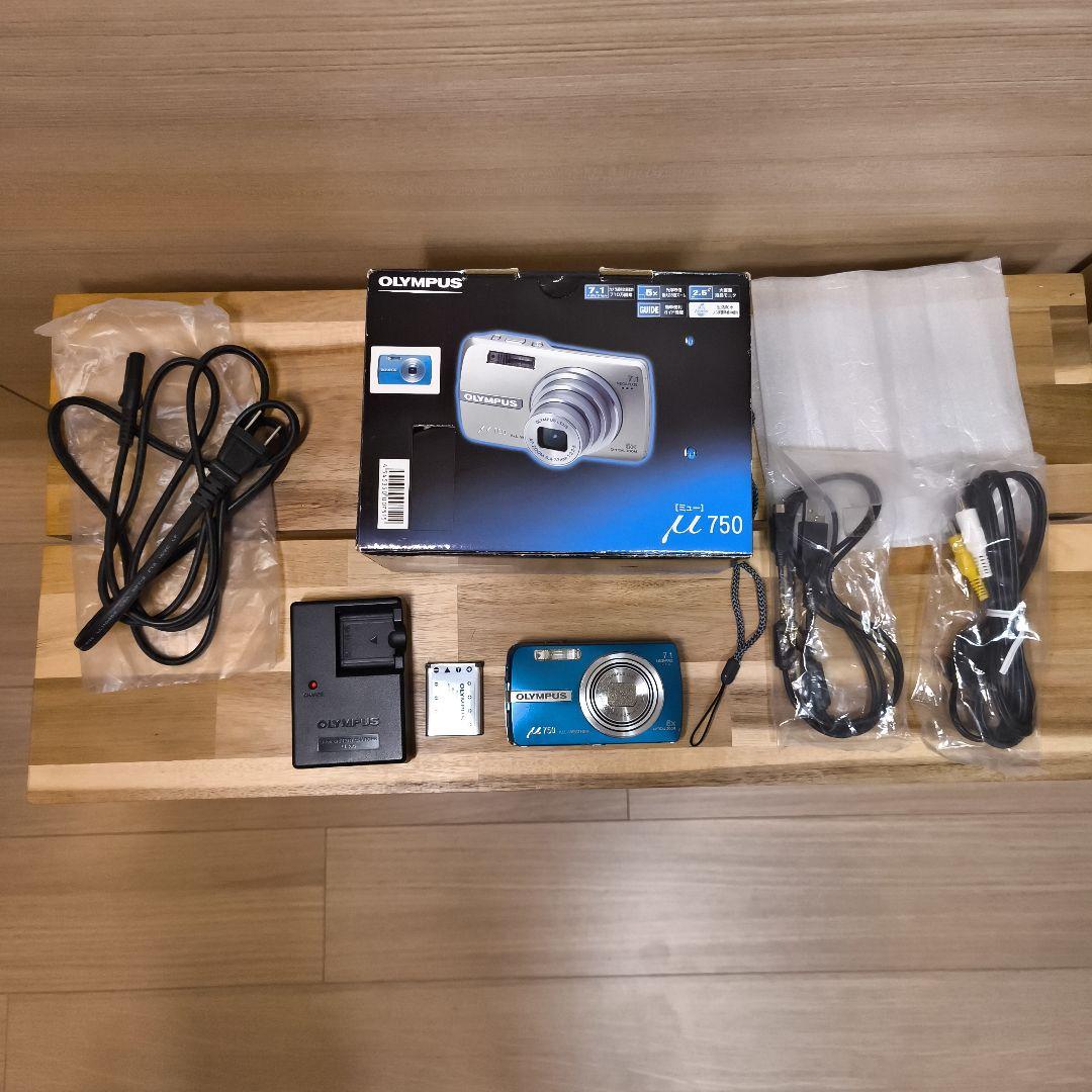 オリンパス OLYMPUS ミュー μ750 デジタルカメラ 外箱付き